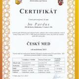 Certifikát Český med